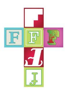 Personalized Name Blocks   Letter F: Toys & Games