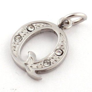 Love Necklace Letter Q & Cz Diamond Pendants Necklaces for Women 316 Stainless Steel Necklaces for Men Charms Fashion Wedding Jewelry Pendants Unique Fashion Jewelry 50097 : Baby Teether Toys : Baby