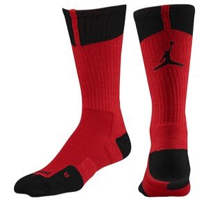 Jordan AJ Dri Fit Crew Socks   Mens   Basketball   Accessories   Gym Red/Black