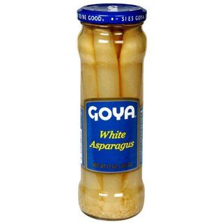 Goya White Asparagus, 12 Ounce Glass Jar (Pack of 6) : Canned And Jarred Asparagus : Grocery & Gourmet Food
