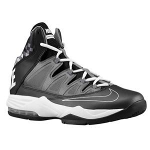 Nike Air Max Stutter Step   Mens   Basketball   Shoes   Black/Dark Grey/Metallic Dark Grey/White