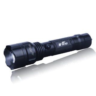 lundeng IFire C8S rechargeable CREE Q5 LED flashlight glare fifth gear: Sports & Outdoors