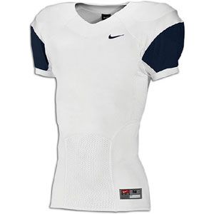 Nike Pro Combat Speed Jersey   Mens   Football   Clothing   White/Navy/Navy
