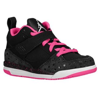 Jordan Flight 45   Girls Preschool   Basketball   Shoes   Black/White/Vivid Pink