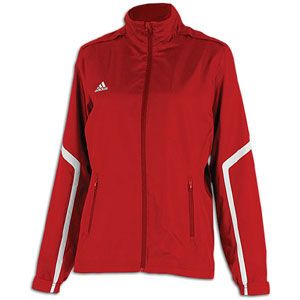 adidas Team Woven Jacket   Womens   For All Sports   Clothing   University Red/White