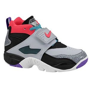 Nike Air Diamond Turf 2   Boys Grade School   Training   Shoes   Wolf Grey/Laser Crimson/Black/Purple Venom