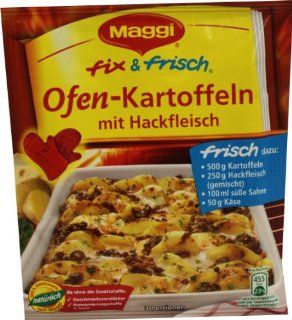 MAGGI fix & frisch Ofen Kartoffeln mit Hackfleisch 38g : Grocery & Gourmet Food