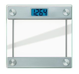Taylor 7519 Thick Glass Scale with LCD Blue Backlit Display: Health & Personal Care