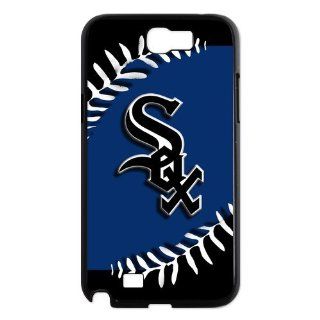 Custom Chicago White Sox Case for Samsung Galaxy Note 2 N7100 IP 21362 Cell Phones & Accessories