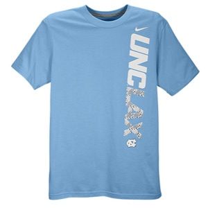 Nike Lax Dri Fit Cotton Practice T Shirt   Mens   Lacrosse   Clothing   North Carolina Tar Heels   Light Blue