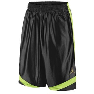 Jordan Court Vision Shorts   Mens   Basketball   Clothing   Black/Volt Ice/Metallic Gold