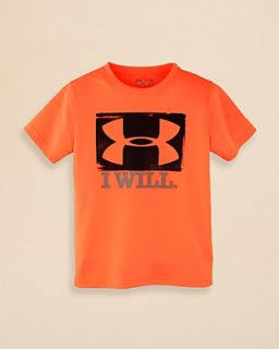 Under Armour Boys' I Will Performance Tee   Sizes 2 7's