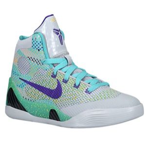 Nike Kobe IX   Boys Grade School   Basketball   Shoes   Wolf Grey/Sport Turq