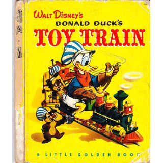 Walt Disney's Donald Duck's Toy Train (A Little Golden Book D18): Jane Werner: Books