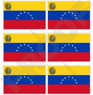 VENEZUELA Former State Flag (7 star) Venezuelan. SOUTH AMERICA 40mm (1, 6") Mobile Cell Phone Vinyl Mini Stickers, Decals x6 : Other Products : Everything Else