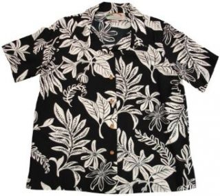 Paradise Found Women's Tiare Aloha Hawaiian Clothing at  Womens Clothing store: Button Down Shirts