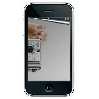 Amzer Mirror Screen Protector Film with Cleaning Cloth for iPhone 3G/3GS: Cell Phones & Accessories