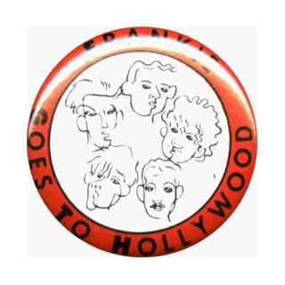 Frankie Goes To Hollywood   Drawing (Group Faces)   AUTHENTIC 1980's RETRO VINTAGE 1.25" Button / Pin: Clothing