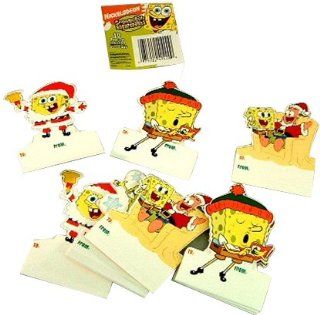 Set of 10 Spongebob and Patrick the Starfish Gift Tags   Great for Christmas Holiday Season of Giving: Health & Personal Care