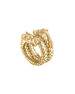 Gold Naga Dragon Coil Ring   John Hardy   Gold (7)