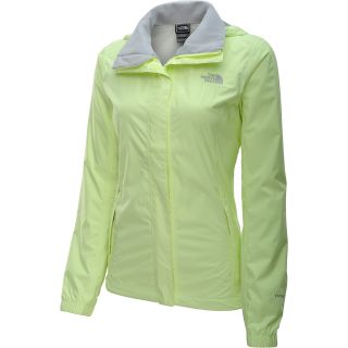 THE NORTH FACE Womens Resolve Rain Jacket   Size L, Rave Green