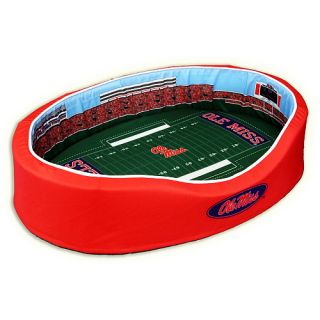 Stadium Cribs Mississippi Rebels Football Stadium Pet Bed   Size: Large,