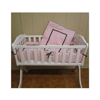 Friendship Cradle Bedding   Color: Pink Size: 15 x 33 : Cradle Bedding Sets : Baby