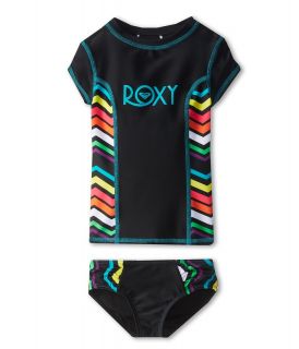 Roxy Kids Wave Wanderer S/S Rashguard Set Girls Swimwear Sets (Multi)