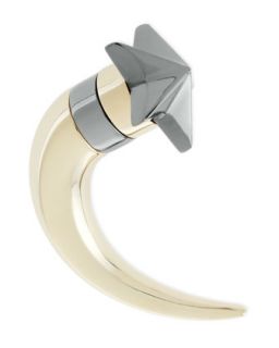 Single Small Star Shark Tooth Earring   Givenchy   Gold