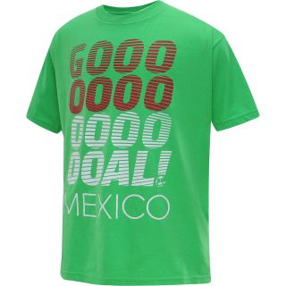 adidas Youth Mexico Goal Short Sleeve T Shirt   Size: L, Green