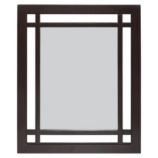 Mirrors: Elegant Home Fashions Neal Wall Mirror   Dark Dark Brown (Espresso)