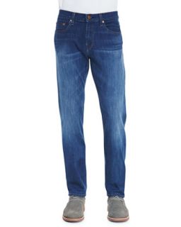 Mens Kane Scale Faded Leg Indigo Jeans   J Brand Jeans   Blue (33)