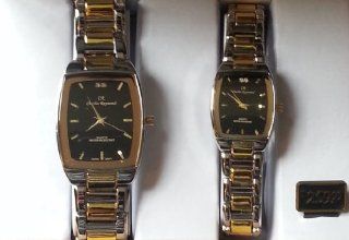 Charles Raymond His & Hers Designer Silver & Gold Watch Set with Silver Face: Everything Else