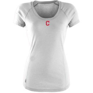 Antigua Cleveland Indians Womens Pep Shirt   Size: Small, White (ANT INDNS W