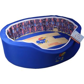 Stadium Cribs Kansas Jayhawks Basketball Stadium Pet Bed   Size: Large, Kansas