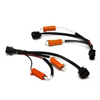 H13 HID Conversion Kit Error Free Load Resistors Wiring Harness Adapter: Automotive