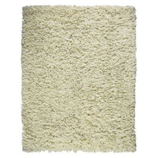 Recycle Paper Shag Area Rug   Ivory (8x10)
