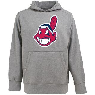 Antigua Mens Cleveland Indians Signature Hood Applique Sweatshirt   Size: