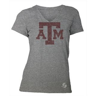 SOFFE Womens Texas A&M Aggies No Sweat V Neck Short Sleeve T Shirt   Size: L,