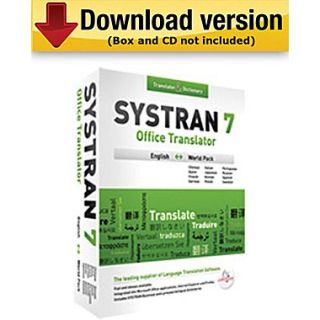 SYSTRAN 7 Office Translator, English/World Pack for Windows (1   User) [Download]