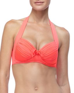 Womens GODDESS SOFT CUP HALTER   Seafolly   Red hot (4)
