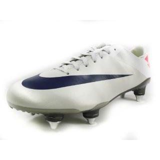 Nike Mens Soccer Cleats MERCURIAL VAPOR VII SG Granite/Purple/White/Red SZ 7: Shoes