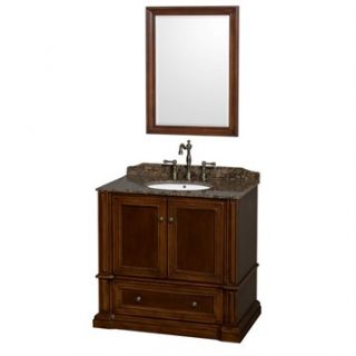Rochester 36 Single Bathroom Vanity by Wyndham Collection   Cherry