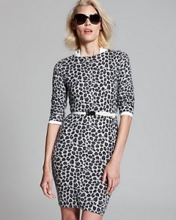 C by's New Leopard Print Cashmere Dress's