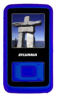 Sylvania 2GB MP3 Player with Video and Rubberized Finish (Blue) : MP3 Players & Accessories