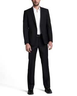 Mens City Fit Basic Suit   Versace Collection   Black (54)