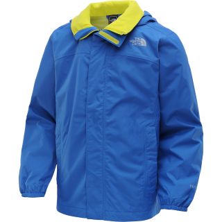 THE NORTH FACE Boys Resolve Reflective Rain Jacket   Size: L, Snorkel/blue