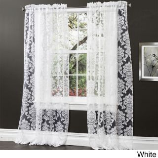 Lush Decor Brea 84 inch Sheer Curtain Panel Pair