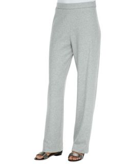 Womens Full Length Jog Pants   Joan Vass   Grey heather (2 (10/12))