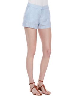 Womens Merci Linen Shorts   Joie   Lt washd chambray (6)